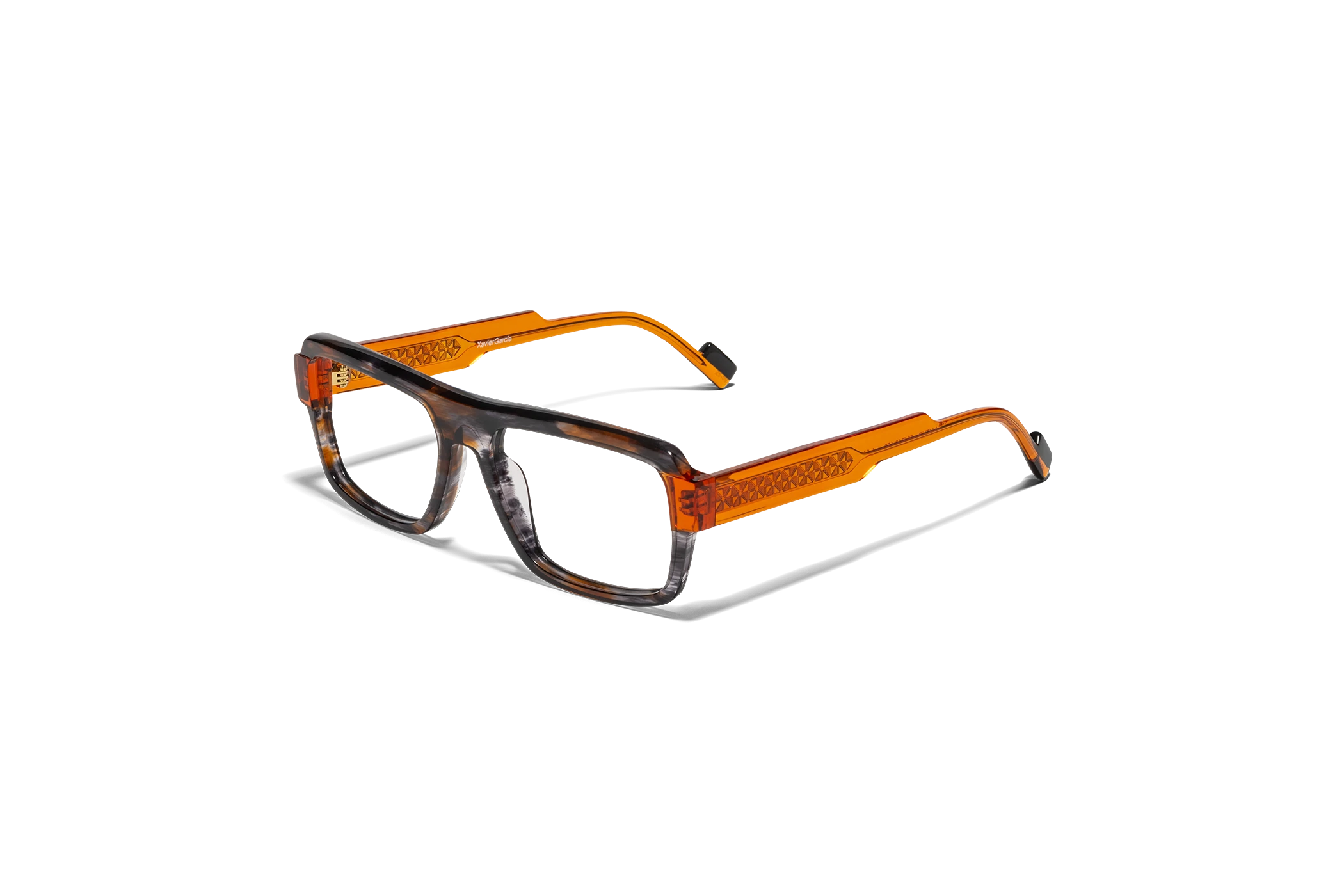 Gafa de graduada para hombre modelo Nuevo color Naranja