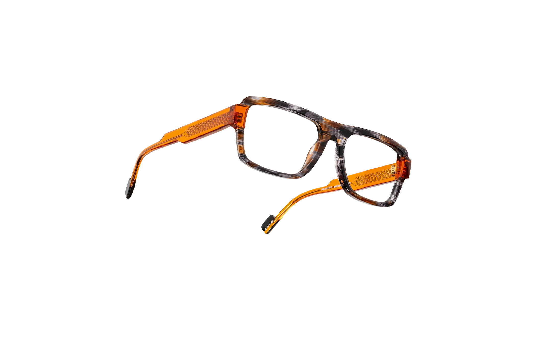Gafa de graduada para hombre modelo Nuevo color Naranja
