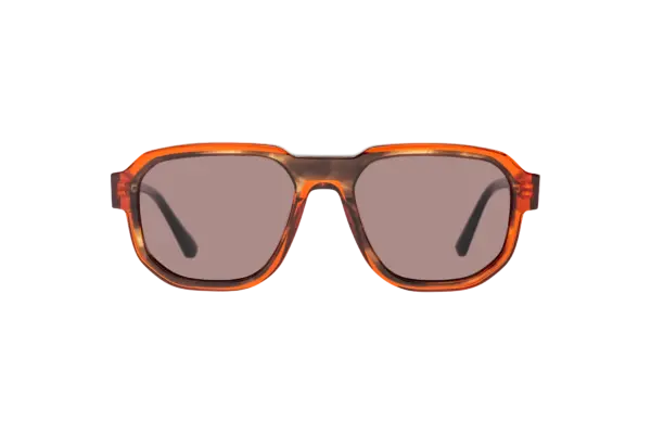 Gafa de sol para hombre modelo Ocre color Rojo