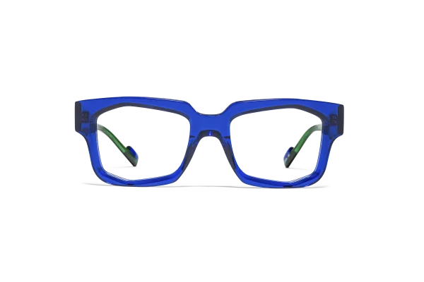 Men's prescription glasses, "Impulso" model, blue